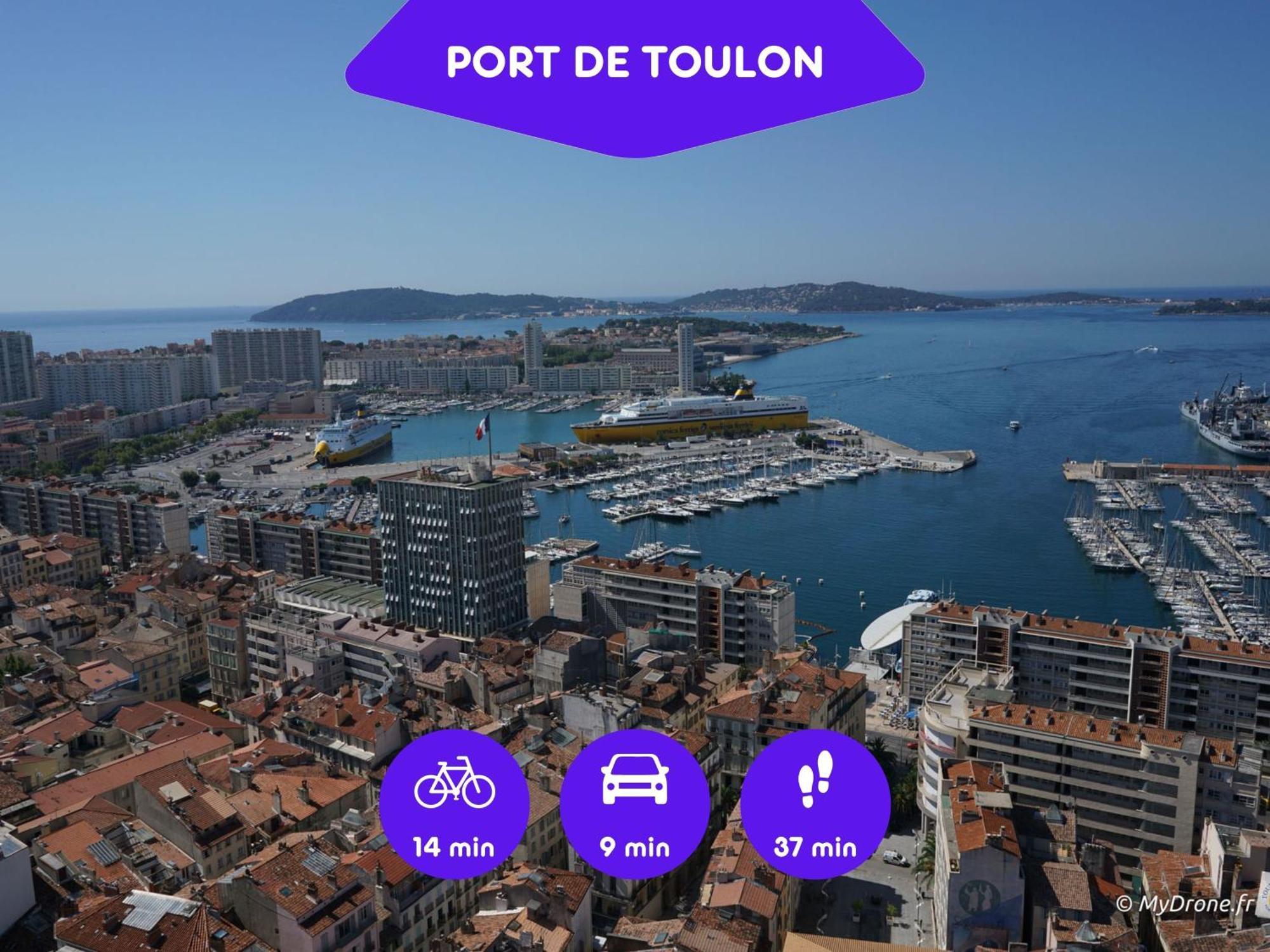 Bao Location - Ideal Pro & Groupe - Calme - Lumineux - Wifi - Terrasse - Jardin - Plage A 2Km - Proche Centre Ville, Gare, Commerces - Parking Prive Toulon Extérieur photo